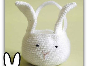 Crochet an Easter Bunny Basket