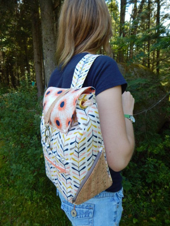 The Catalina Mini Backpack Purse - PDF Sewing Pattern + 3 Free Bag-making Techniques Everyone Should Know