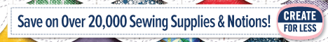 Save on Sewing & Quilting Supplies at CreateForLess!