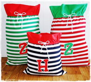 Santa’s Sacks with Appliques