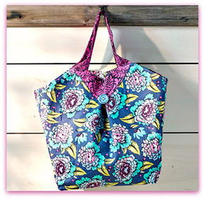 The Elizabeth Floral Tote – Free PDF Sewing Pattern