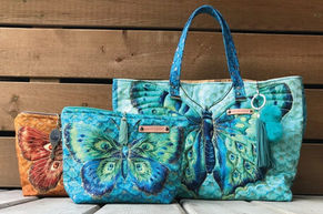 Sew a Gorgeous Quilted Bag Set With One Quilt Panel