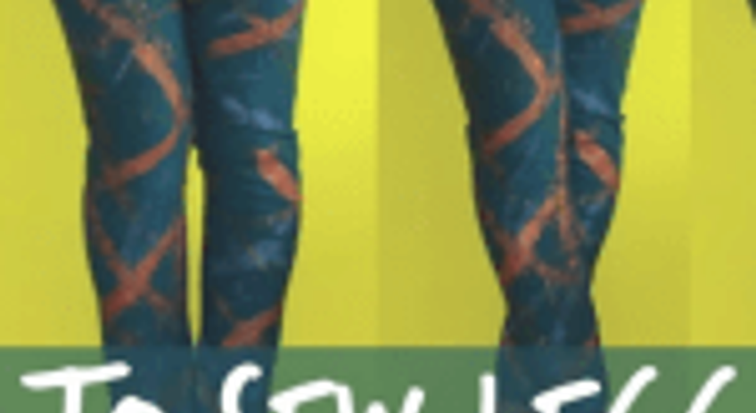 How To Cut and Sew Fall Leggings with pinkchocolatebreak