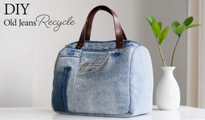 Speedy Denim Handbag Sewing Tutorial