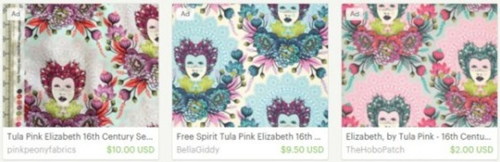 tula pinks fabric elizabeth – Etsy
