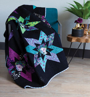 Sisters of the Dark Lap Quilt – Stitch and Flip