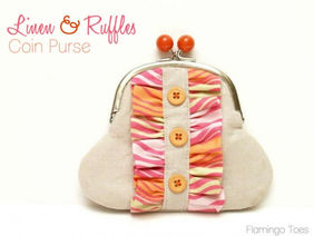 Linen and Ruffles Coin Purse – Free Sewing Tutorials