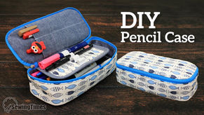 Pencil Case with Divider - Free Sewing Tutorial