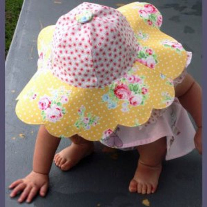 Sunhat Sun Hat - Daisy Doodle Sun Hat PDF Sewing Pattern