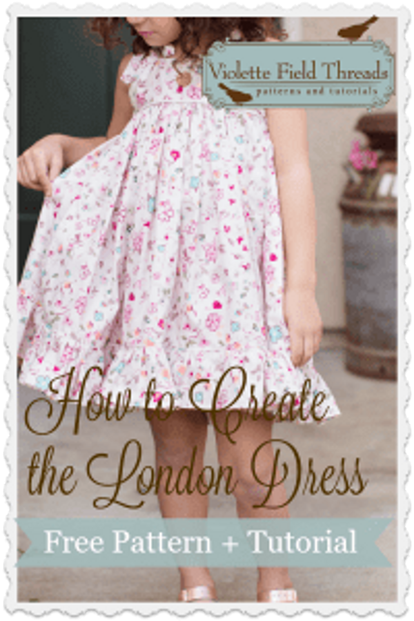 London Dress Free Sewing Pattern and Tutorial for Girls