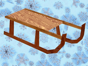 Winter Sled Paper Pieced Quilt Block Pattern