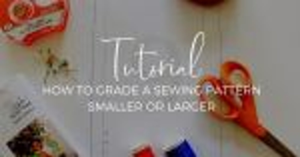 grading sewing patterns tutorial