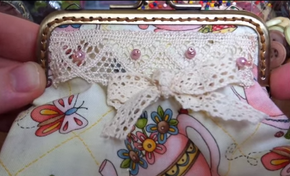 Vintage Shabby Chic Coin Purse – Free Beginners PDF Sewing Pattern