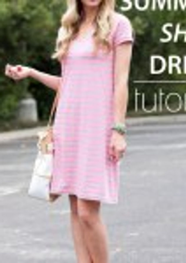 Shift Dress Drafting and Sewing tutorial