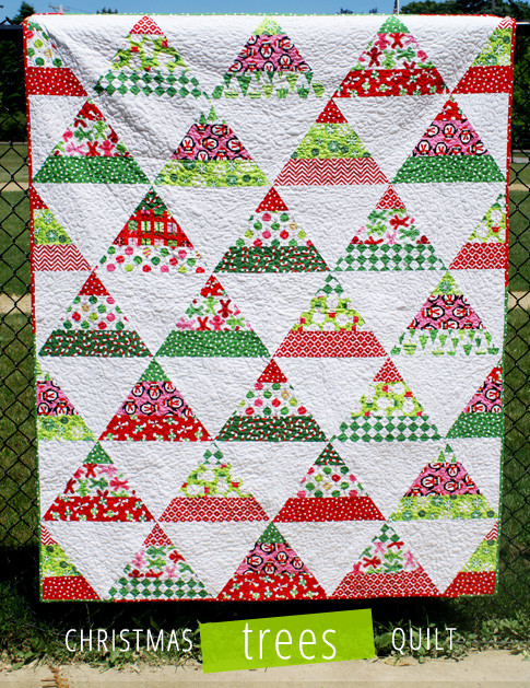 Christmas Trees Quilt by Laurie Matthews - a free pattern just for you.