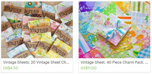 Vintage Sheet Charm Packs