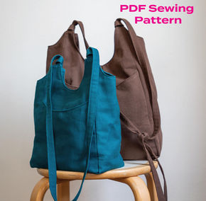 The Paperback Tote PDF Sewing Pattern