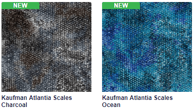 Kaufman Atlantia Scales fabrics