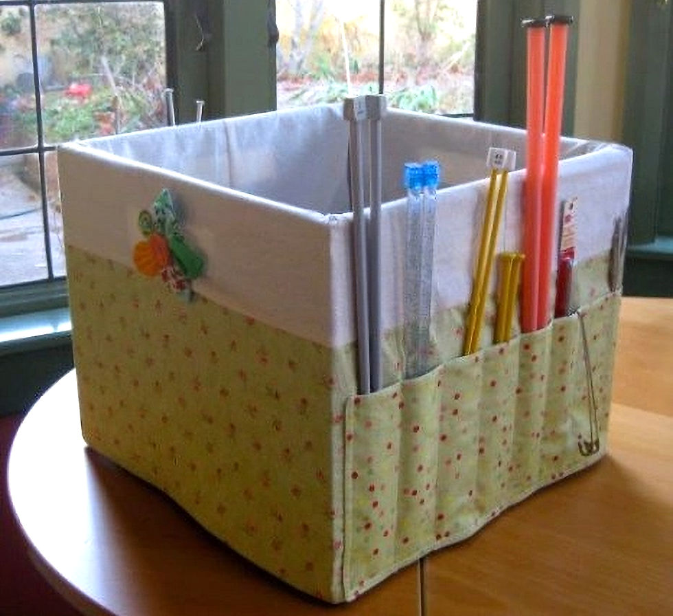 crate cover with pockets sewing tutorial