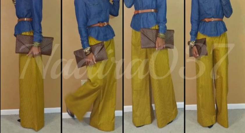 How to Sew Wide Leg Pants - a Free Beginner Sewing Tutorial