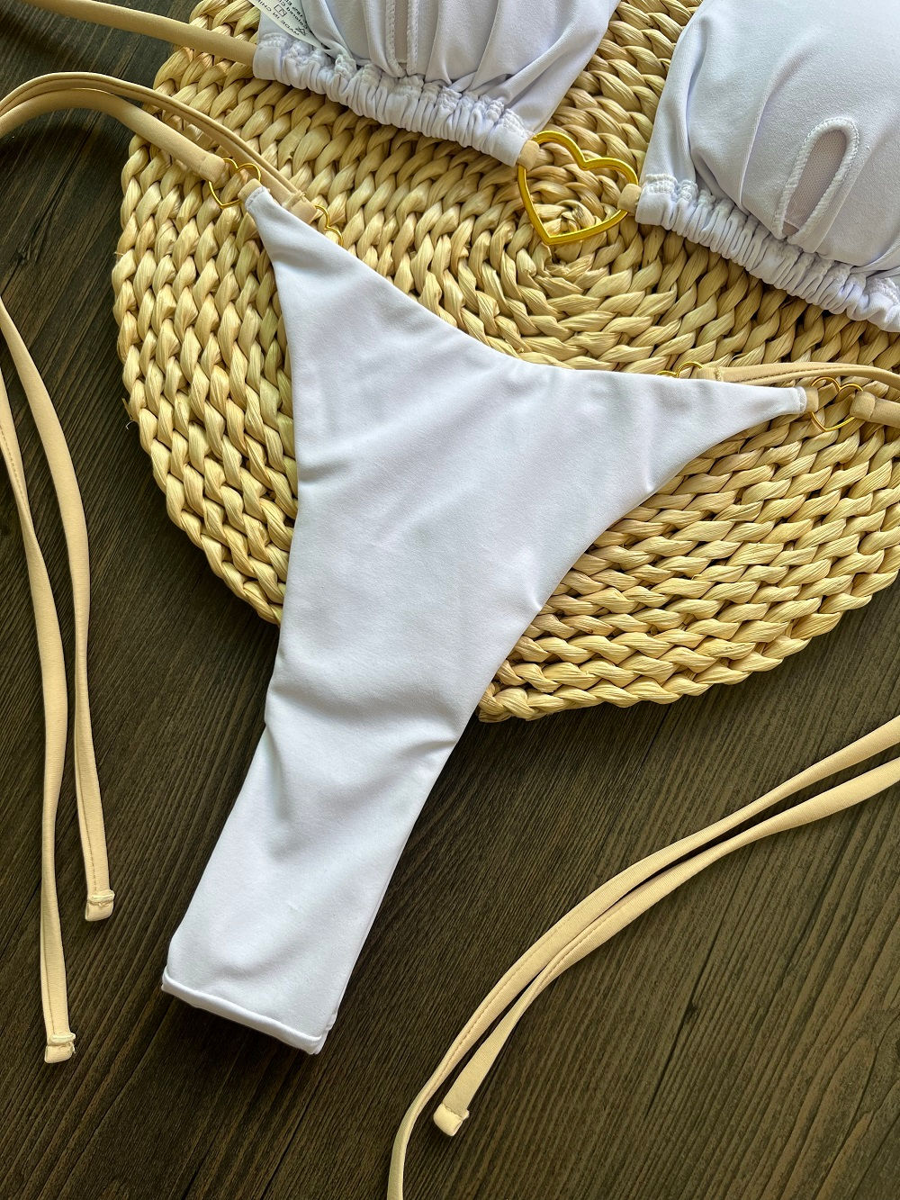 RUOTONSEPT Sexy Halter Solid color Bikini Set Women's Swimsuit Two-piece Triangl