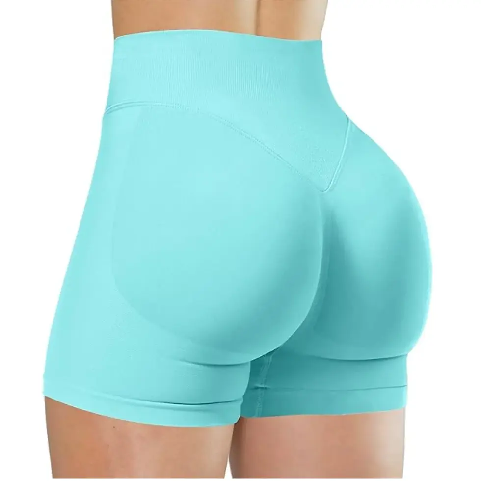 Thumbnail: Summer High Waisted Yoga Shorts for Women Fashionable and Sexy Running Fitness P