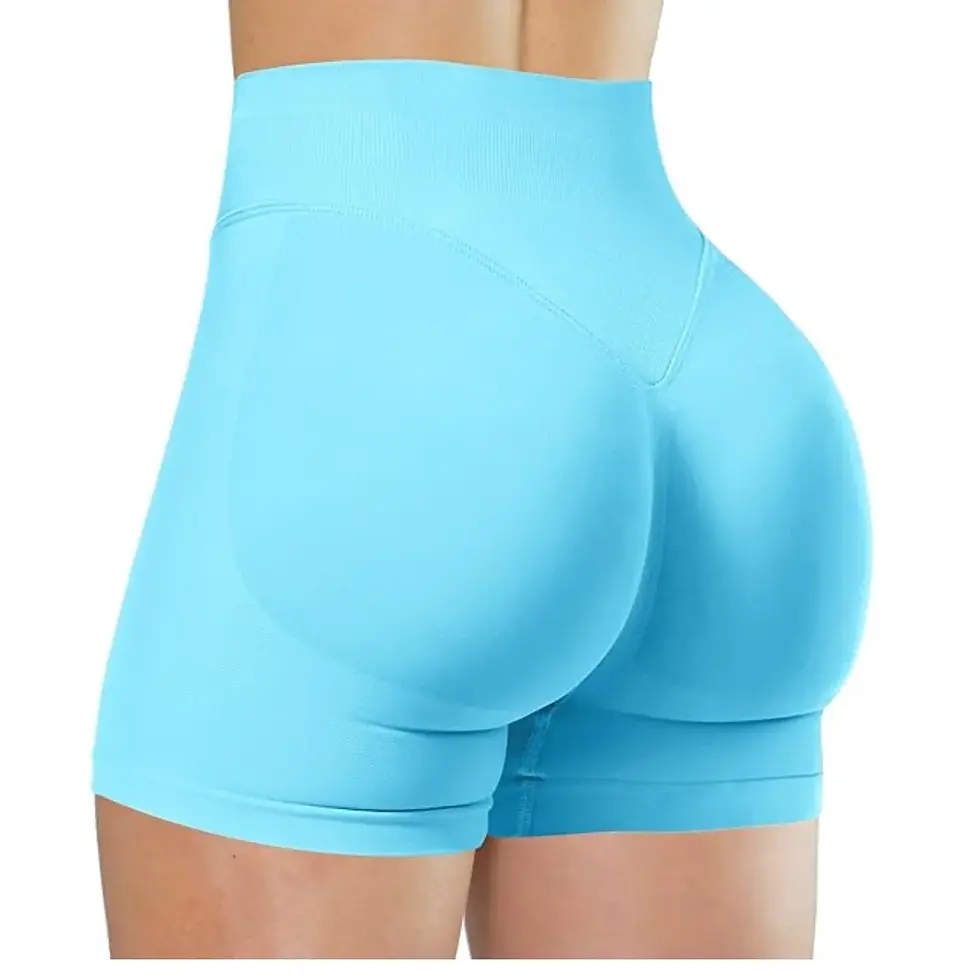 Thumbnail: Summer High Waisted Yoga Shorts for Women Fashionable and Sexy Running Fitness P