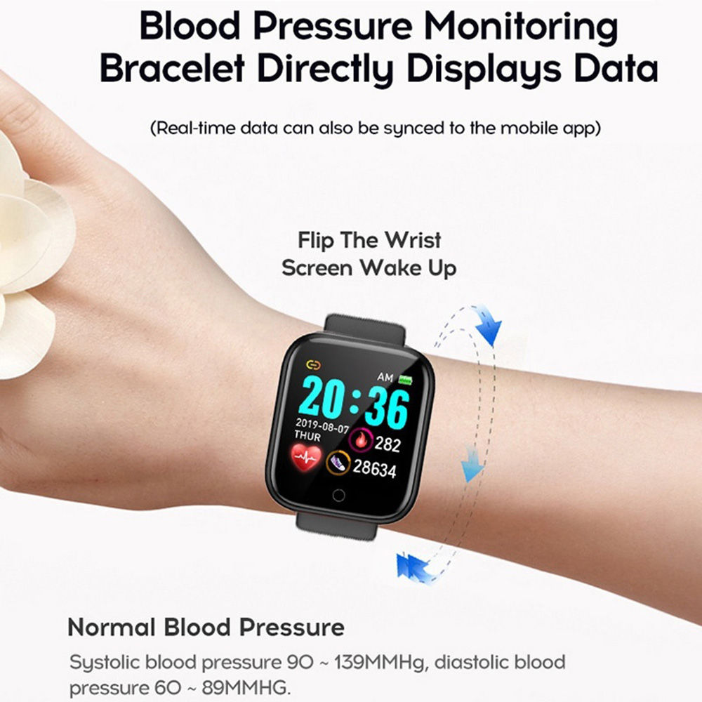 Smart Watch For Women Men Wristwatch Bluetooth Connected Phone Player Music Fitn