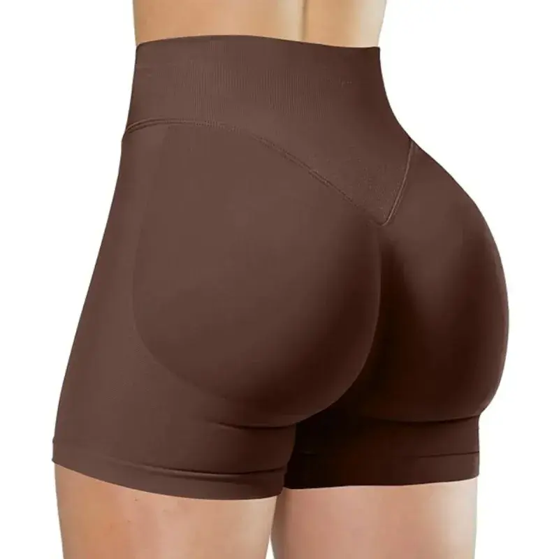 Summer High Waisted Yoga Shorts for Women Fashionable and Sexy Running Fitness P