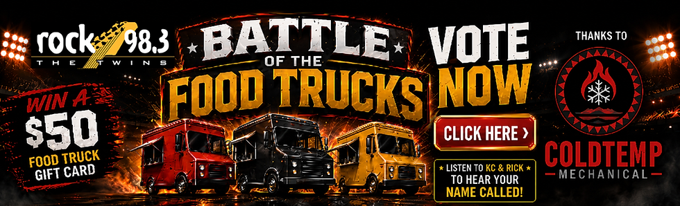 Battle of the food trucks VOTE now TheTwins.com SLIDER