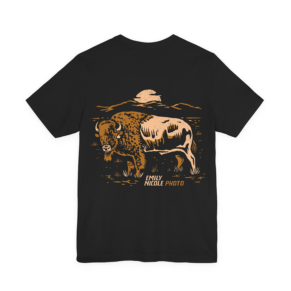Thumbnail: Unisex Emily Nicole Bison Short Sleeve 