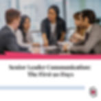 communicating with executives | communicating with senior leaders | communication coaching