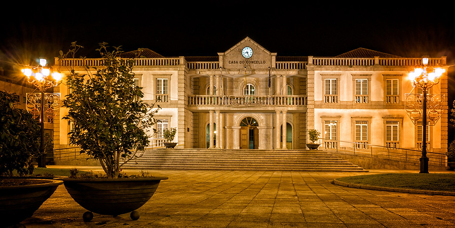 Casa do Concello de Salvaterra de Miño en Pontevedra (Galicia) España. Fotografía de Photoperiplo.