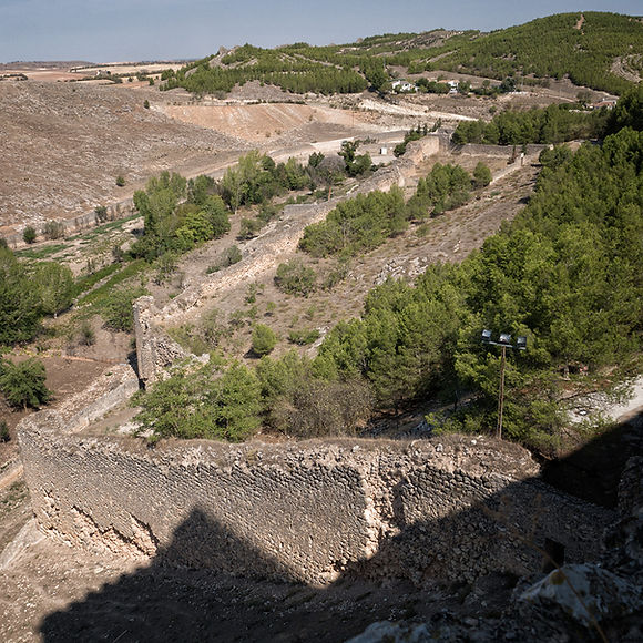 Restos de las antiguas murallas de orígen romano, musulmán y cristiano. Photoperiplo estuvo haciendo unas fotografías allí en Uclés, Cuenca.