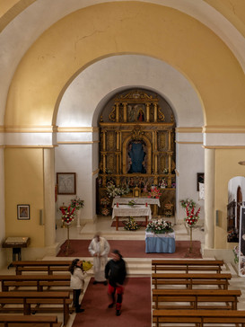 Vista de la ermita...
