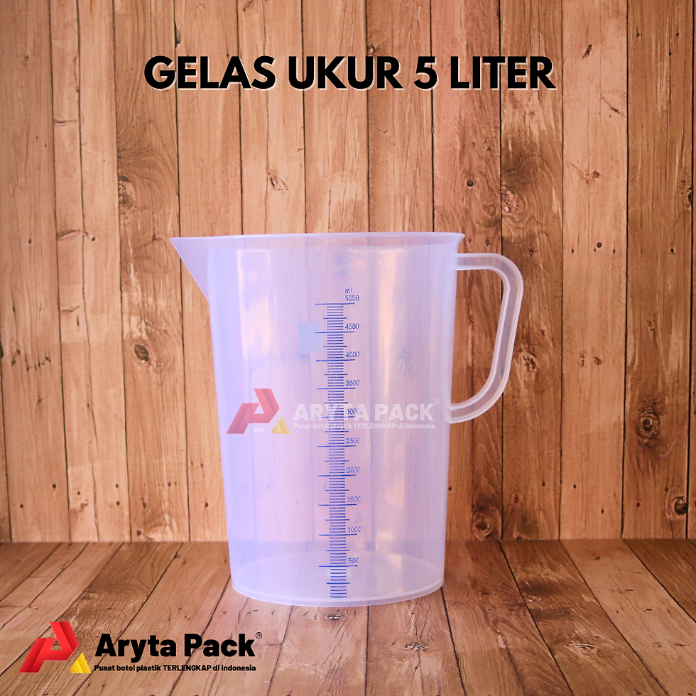 GELAS UKUR PLASTIK 5 LITER