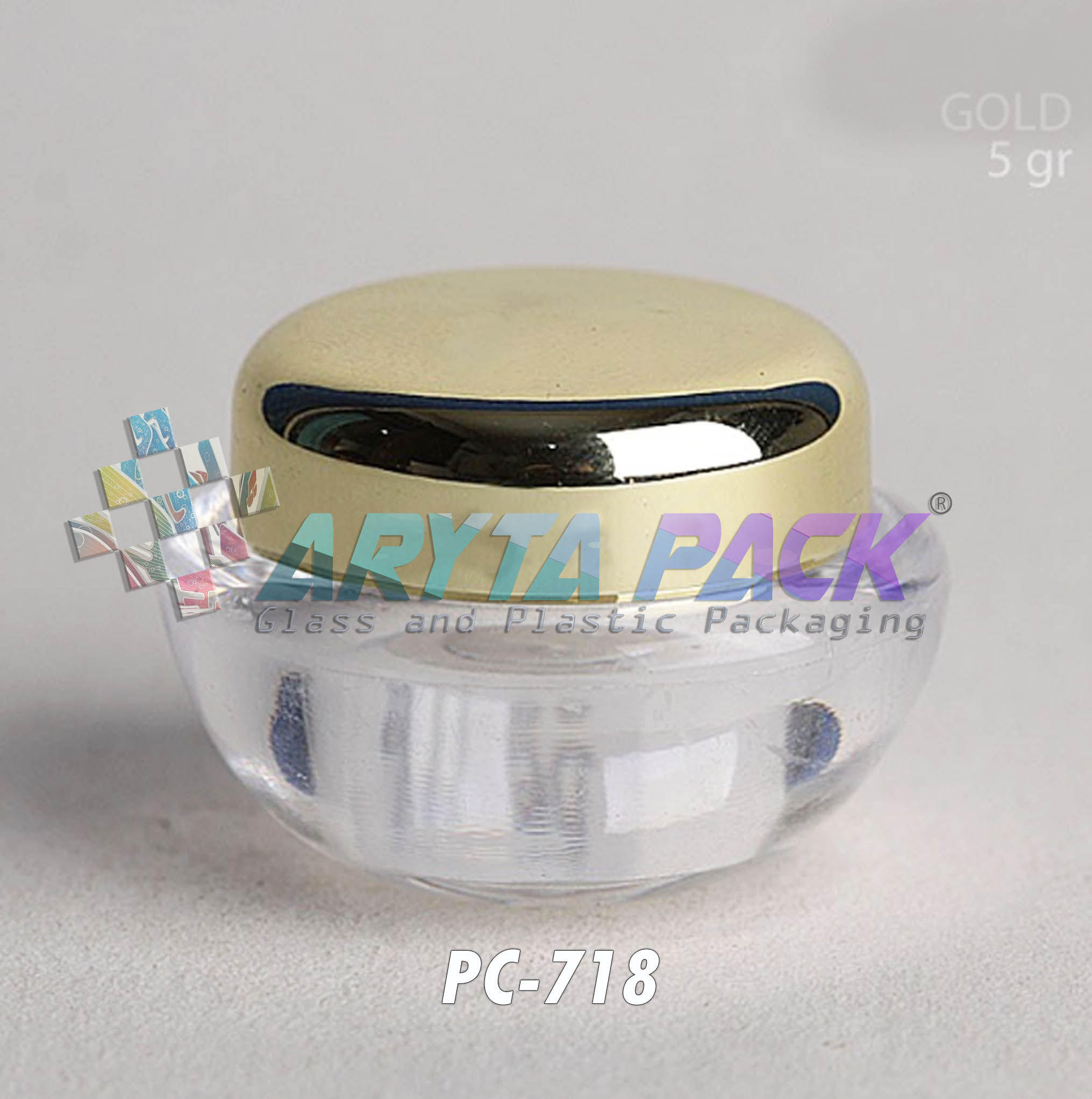 Pot cream 5 gram tutup gold