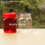 Thumbnail: Toples plastik PET 200ml selai kotak tutup merah