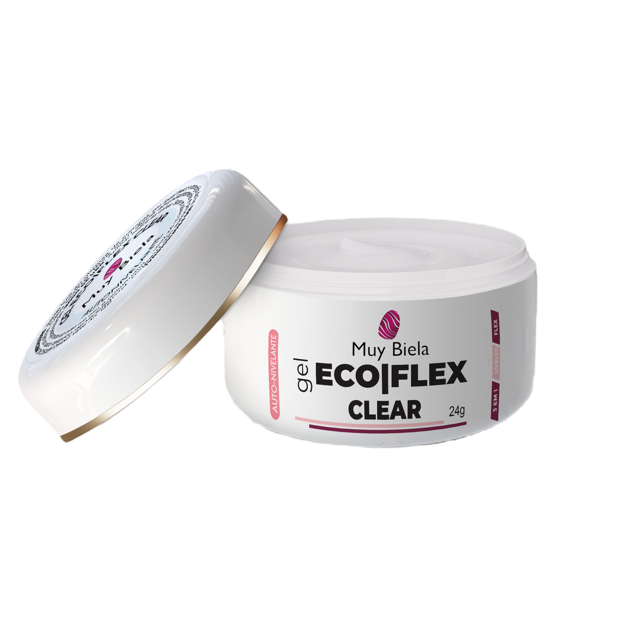 Gel Eco-Flex Clear Muy Biela 24G