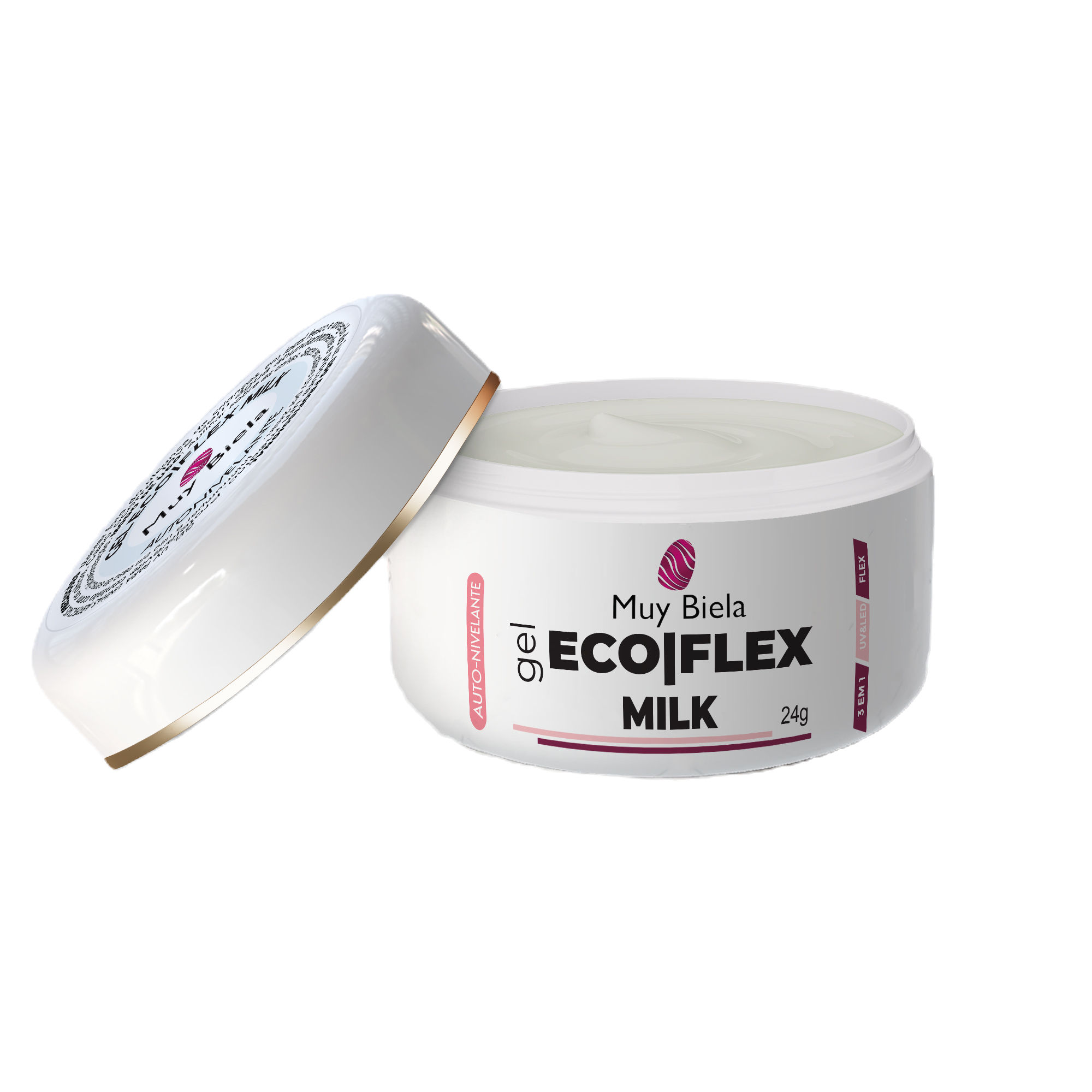 Gel Eco-Flex Milk Muy Biela 24G