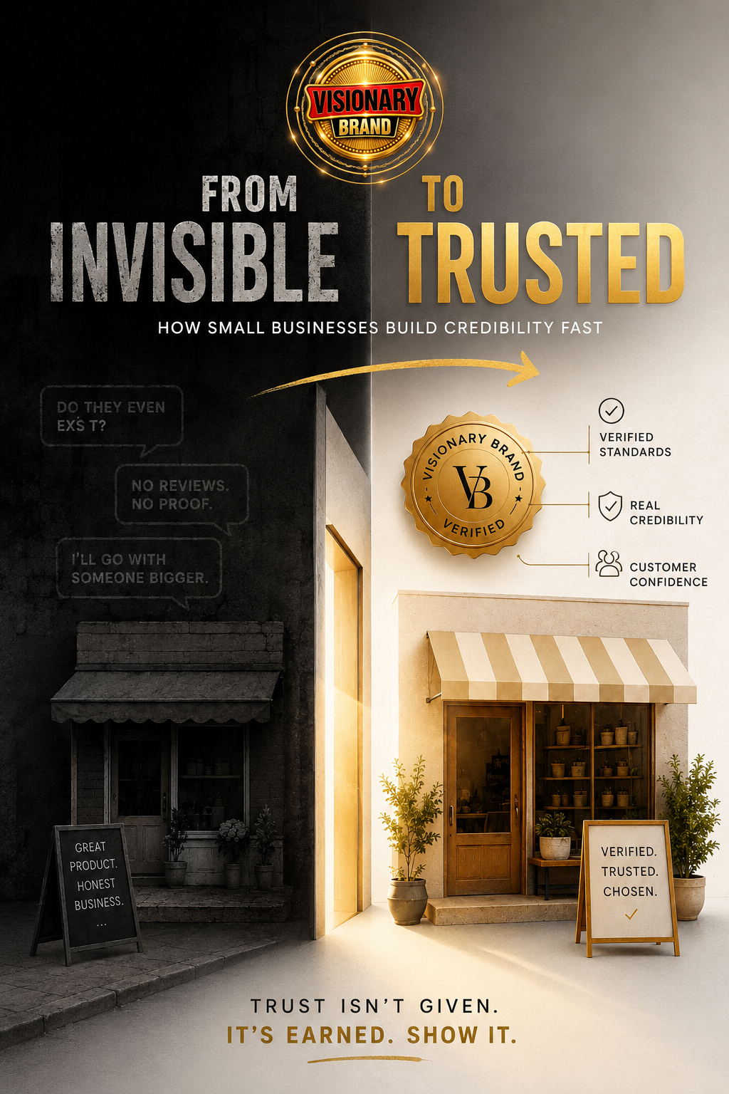 How Small Businesses Build Credibility Fast | Visionary Brand