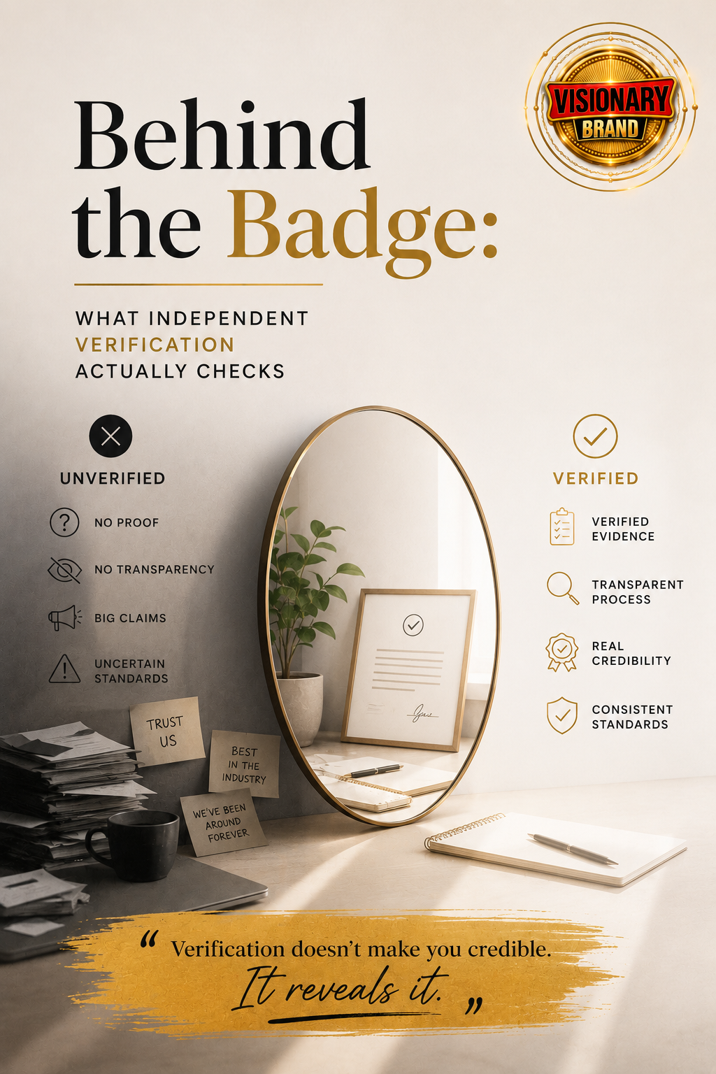 Behind the Badge: What Independent Verification Checks