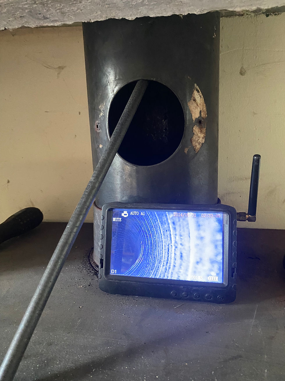 CCTV check after birds nest removal