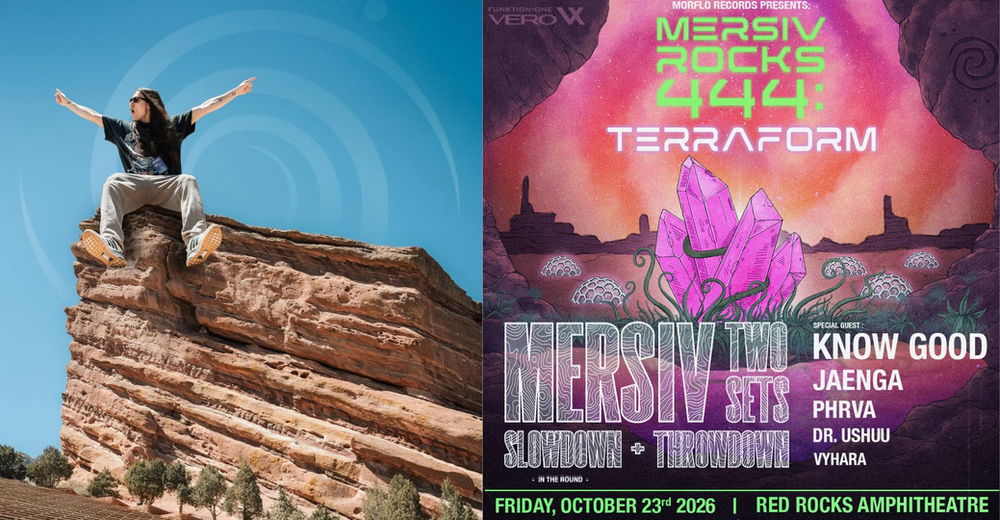 Illustration de Mersiv announces two sets, support for Red Rocks headline on Oct. 23, 2026