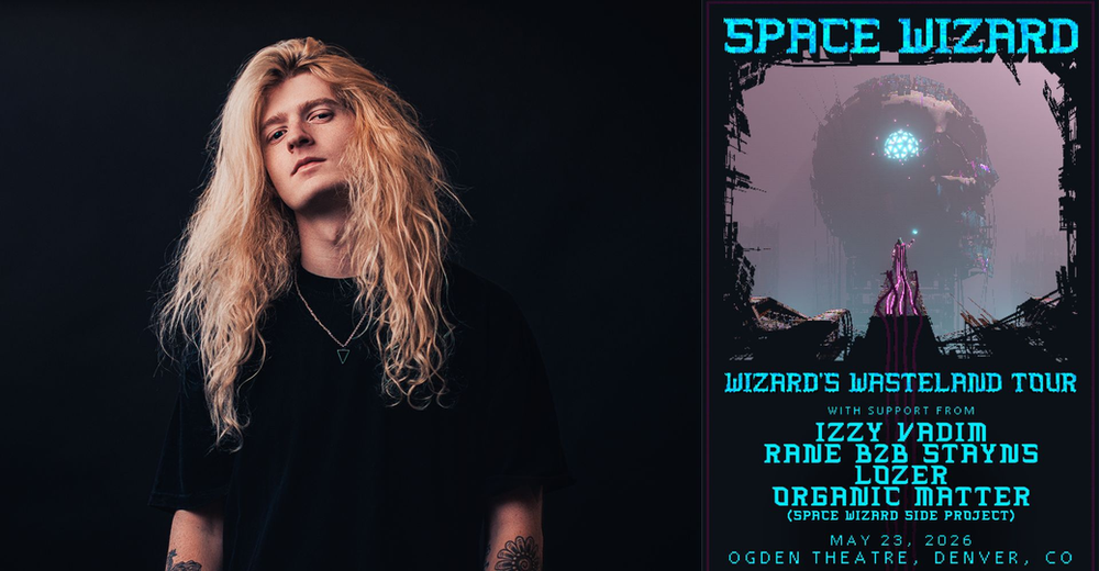 Illustration de Space Wizard takes Denver's Ogden Theatre on May 23 w/ Izzy Vadim, Rane b2b Stayns, LOZER