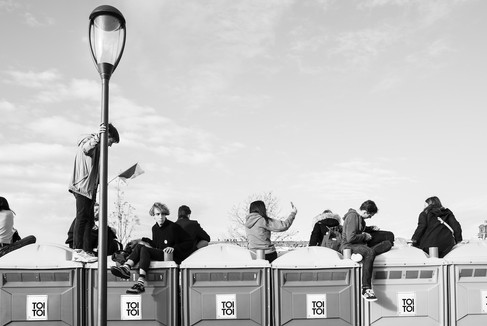 Photojournalism photo from the 2019 demonstration at Letna in Prague
