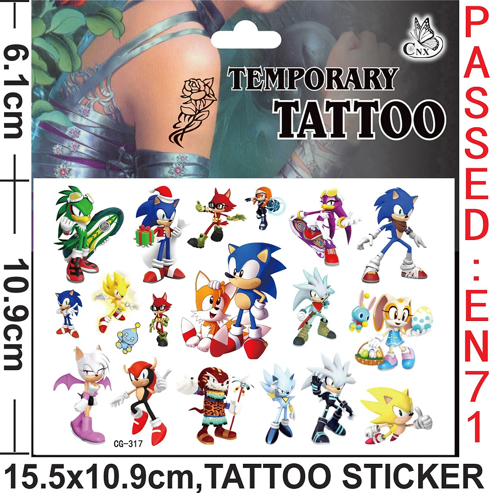 Thumbnail: Sonics Party Supplies Boys Birthday Party Decoration Tablecloth Banner Balloon