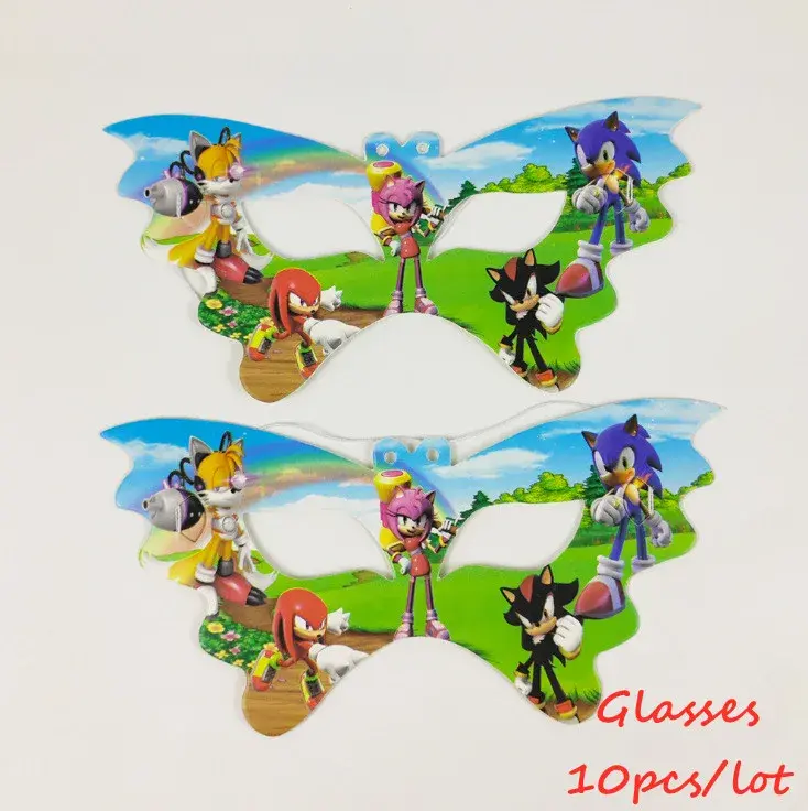 Thumbnail: Cartoon Sonic Party Supplies Boys Birthday Party Disposable Tableware Set Pa