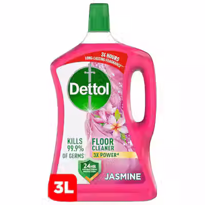 Dettol Antibacterial Floor Cleaner Jasmine Scent, 3L