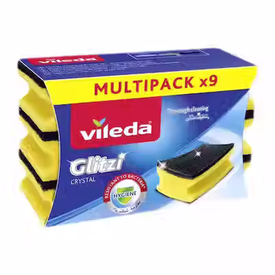 Vileda Glitzi Sponge Scourer 9 PC